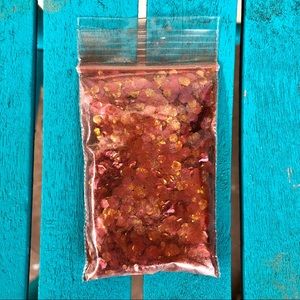 Fire opal chunky glitter